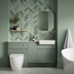 Our stunning Elmore range in Muted Green is enough to compliment anyone’s bathroom